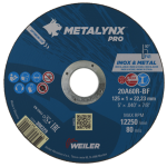 Metalynx Pro Cutting Disc 125 x 1.0 x 22 A60R BF