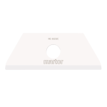 CERAMIC BLADE NO. 65232C with rounded tips (Pack 2)