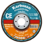 Karbosan CE Ceramic PL 115 x 22 Z40 Conical Flap Disc