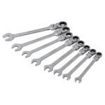B/SPOT  FLEX HEAD RATCHET SPANNER SET 8PC  04300