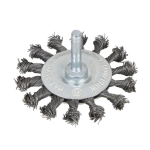 B/SPOT   3 IN TWIST KNOT STEEL WIRE WHEEL 6MM