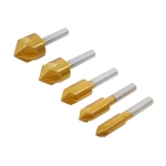 B/SPOT   5PCE TITANIUM COUNTERSINK BITS