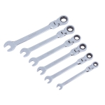 B/SPOT   6PC FLEXIBLE RATCHET SPANNER SET 8-17MM
