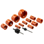 BAHCO   14PC BI-METAL HOLESAW SET (PLUMBER)
