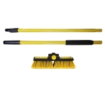 BULLDOZE 14IN H/DUTY BROOM & TELESCOPIC HANDLE