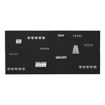 BOTT    4X1M PERFO PANEL DARK GREY +40 HOOKS