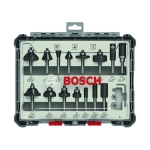 BOSCH   RB SET 15PC MIXED 1/4IN SHANK SET