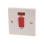 DENCON  DOUBLE POLE SWITCH 45A WITH PILOT LAMP