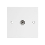 DENCON  SINGLE FLUSH TV COAX SOCKET