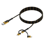 DEWALT  3-IN-1 CABLE FOR LIGHTNING, C AND MICRO