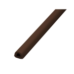 FAI/FULL EPDM DRAUGHT EXCLUDER BROWN 6M 9X7.5MM