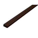 FAI/FULL EPDM DRAUGHT EXCLUDER BROWN 6M 9X3.5MM