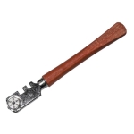 FAI/FULL SIX WHEEL GLASSCUTTER TC - WOOD HANDLE