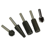 FAI/FULL ROTARY RASPS (4) & COUNTERSINK (1) SET