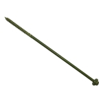 F&F     TIMBER FIXING SCREW GREEN 200MM BAG 20