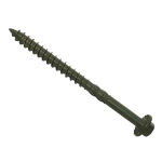 F&F     TIMBER FIXING SCREW GREEN 87MM BAG 20