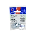 F/FIX   FORGEPACK WING NUT & WASHER 4 PER PACK