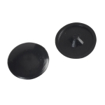 F/FIX   COVER CAP PZ 50 PACK NO.6-8'S BLACK
