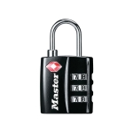 M/LOCK  TSA BLACK PADLOCK 30MM - 3 DIGIT COMBI