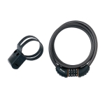 M/LOCK  BRAIDED STEEL CABLE 1.8MX10MM BLK COMBI