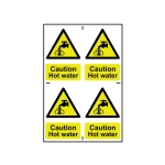 SCAN    SIGN CAUTION HOT WATER