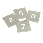ATB     SET ZINC STENCILS FIGURES 1.1/2IN