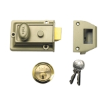 YALE    77 TRADITIONAL N/LATCH ENB/PB CYL 60MM