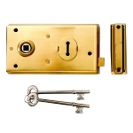 YALE    P401GRY RIM LOCK GREY CARDED