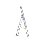 ZARGES  3 PART D RUNG COMBINATION LADDER 12 RUNG
