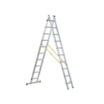 ZARGES  2 PART D RUNG COMBINATION LADDER 10 RUNG