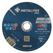 Metalynx Pro Cutting Disc 180 x 1.6 x 22 A46R BF