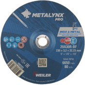  Metalynx PRO  230 x 3.2 x 22mm INOX A36 T BF80 DPC