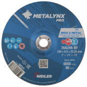 Metalynx PRO INOX 230 X 6.5 X 22,33 Grinding Disc