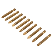 B/SPOT  50MM 2PZ TITANIUM COATED POWER BITS (10)