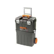 BAHCO   PLASTIC TOOL BOX ON WHEELS