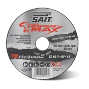 SAIT PowerMax Cutting Disc 115 x 1.0 x 22 ZZ60T