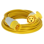 B/STUHL EXTENSION CABLE CEE 110 V 14M YELLOW