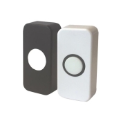 DETA    BELL PUSH WITH BLACK AND WHITE COVERS