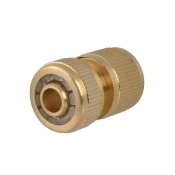 FAI/FULL BRASS FEMALE WATER STOP CONNECTOR 1/2IN