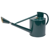 K/STOWE LONG REACH METAL WATER CAN GREEN 9L