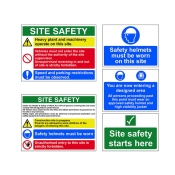 SCAN    SIGN CONSTRUCTION SITE PACK 5PC
