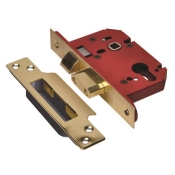 UNION   JL22EUS-PB-2.5 EURO SASHLOCK BRASS 2.5IN
