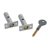 YALE    2PM444 DOOR SECURITY BOLT CHROME (2)