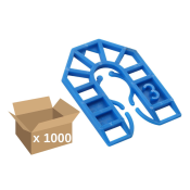 Broadfix 3mm Blue Small Backpackers 55 x 43mm (Box of 1000) SM3