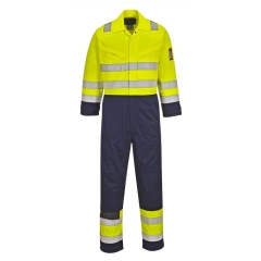 MV28 Coverall Yellow Navy c/w EMB Howden UK LBA & LOGO REAR