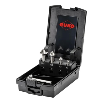 RUKO ULTIMATECUT Countersink set 4S BOOST similar DIN 335, 90HSS RUnaTEC 5pce