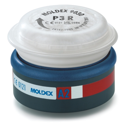 Moldex A2 P3 R combined filter for the 7000 / 9000 Series retail box