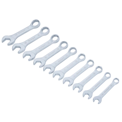 B/SPOT  STUBBY COMB SPANNER SET 10PC 10-19 04110