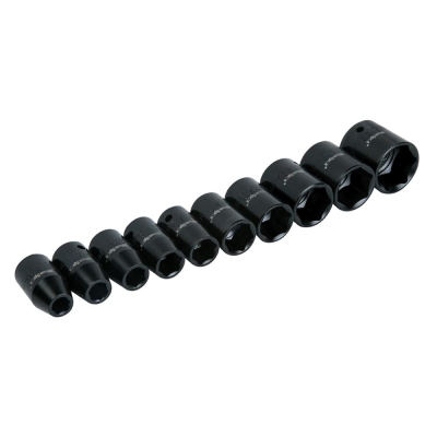 B/SPOT   10PC 1/2IN METRIC IMPACT SOCKETS 9-27MM