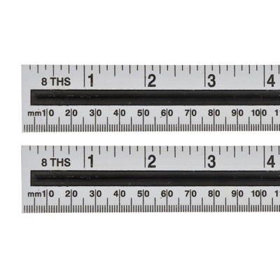 B/SPOT  ALUMINIUM RULE  12IN/300MM         33932